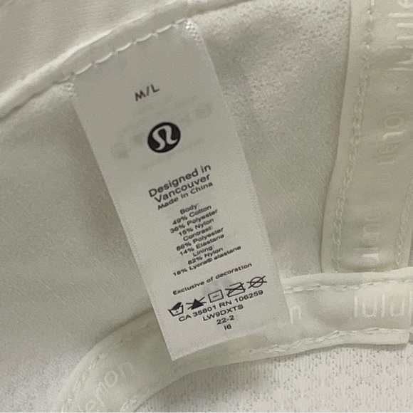 Lululemon On My Level Bucket Hat Pocket White Size M / L - Picture 5 of 9